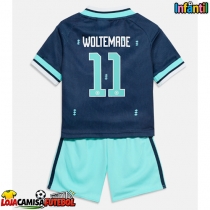 Camisa de Futebol Alemanha Nick Woltemade #11 Equipamento Secundário Infantil Mundo 2026 Manga Curta (+ Calças curtas)